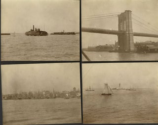 Item #24695 Vernacular Albumen photographs of New York harbor landmarks. Brooklyn, Photographs