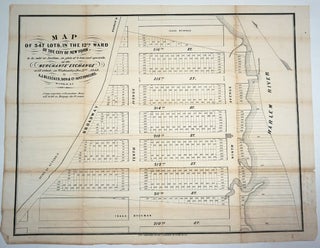 Item #24723 "Map of 547 Lots, in the 12th Ward of the City of New York, to be sold at Auction ......