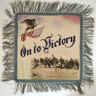 Item #24727 "On to Victory. Over the Top". WWI Souvenir Pillow Cover