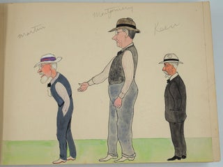 "South Park Bowling Club. Sketches". South Australia album of caricatures of the members.