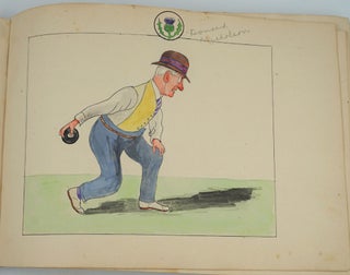 "South Park Bowling Club. Sketches". South Australia album of caricatures of the members.