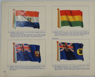 Vlaggenalbum Delftse Pot and Gouda's Roem: Flag Album of the Whole World, Parts 1 and 2.