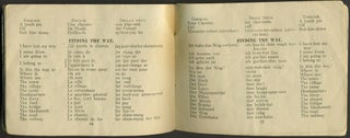 The Kolynos "Parley Voo Booklet". Practical French and German Phrases and How to Pronounce Them. For Daily Use by Soldiers. W.W.I advertising booklet.