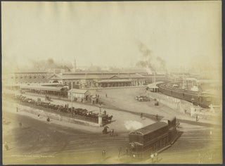 Item #24872 Railway Station, Redfern, Sydney. Albumen photograph. Henry King