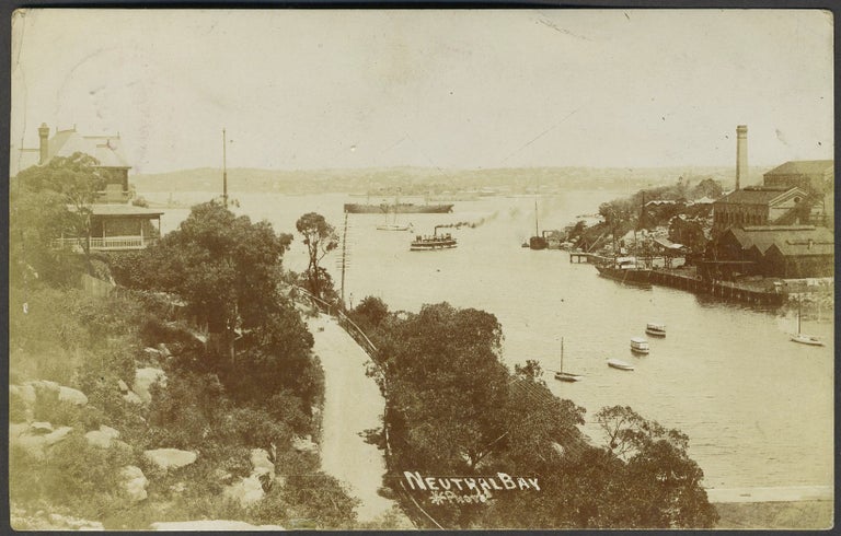 Item #24896 Real photo postcard of Neutral Bay, Sydney.