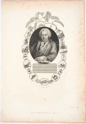 Item #24901 "Charles Bonnet, FRS. Author of the Contemplation of Nature". Engraved portrait....