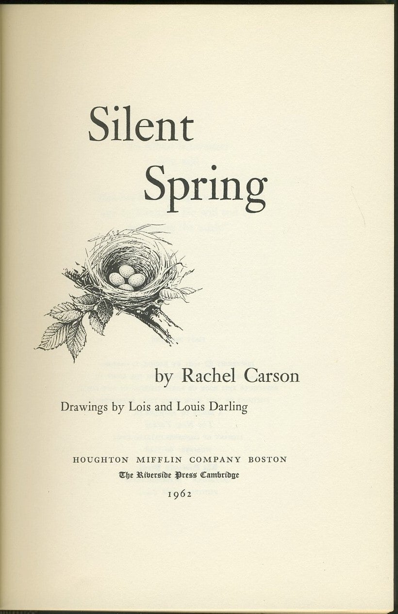 First Silent Spring Silent Spring | Rachel Carson | First edition