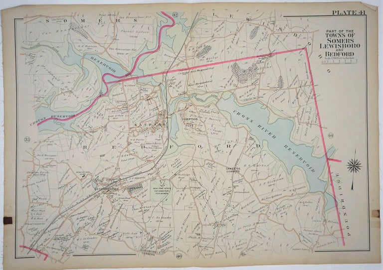 Item #24927 Part of the Towns of Somers, Lewisboro and Bedford. George W. Bromley, Walter S.