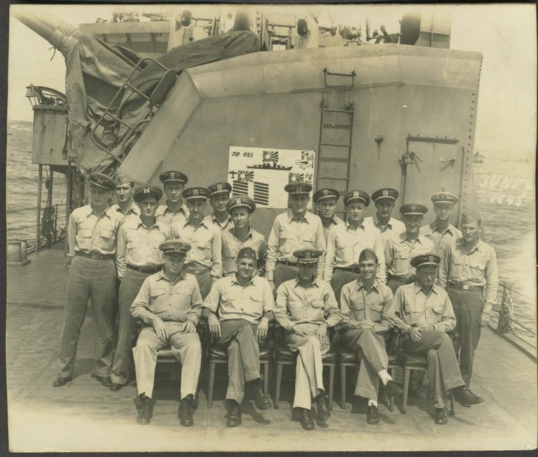 Item #24943 USS Bennion, South Pacific W.W.II, 100 real photographs, mostly personnel on board.