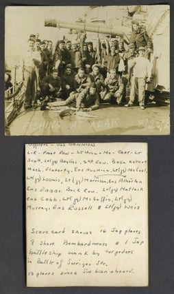 USS Bennion, South Pacific W.W.II, 100 real photographs, mostly personnel on board.