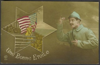 Item #24948 "Une Bonne Etoile", postcard from French Base hospital WWI. Ralph Straub