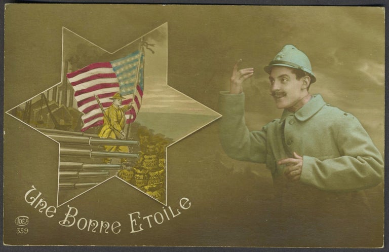 Item #24948 "Une Bonne Etoile", postcard from French Base hospital WWI. Ralph Straub.