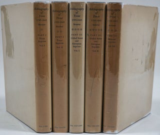 Item #25024 Bibliography of Texas 1795 - 1845. Thomas W. Streeter