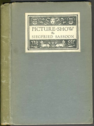 Item #25025 Picture Show. Signed copy. Siegfried Sassoon