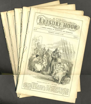 Item #25033 The Leisure Hour: A Family Journal of Instruction and Recreation - 5 issues from...
