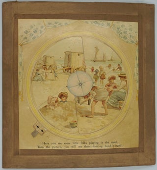 Item #25042 Beach Scene plate from 'Revolving Pictures a Novel Colour Book with Dioramic...