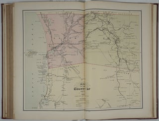 The New Atlas of Australia 1886. The complete work containing over one hundred maps and full descriptive geography of New South Wales, Victoria, Queensland, South Australia and Western Australia, together with numerous illustrations and copious indices.