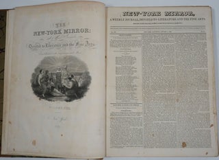 Item #25051 Charles Dickens, first US publication 'Sketches by Boz' in The New York Mirror,...