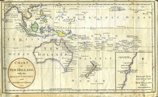 Item #25058 Chart of New Holland with the adjacent Countries and New Discover'd Islands. J....