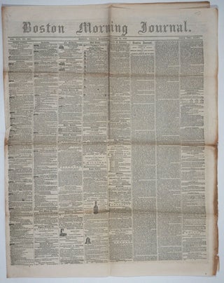 Item #25103 China and Civil War News articles appearing in Boston Morning Journal Vol. XXX, No....