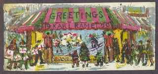Item #25105 The Ramet family Christmas cards. Karl Ramet