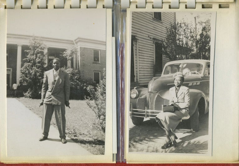 Item #25106 Photo album of African American Friends and Family from 1940s - 1960s, North Carolina, possibly Winston-Salem State University.