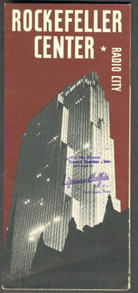 Item #25152 Rockefeller Center, Radio City, New York. Brochure