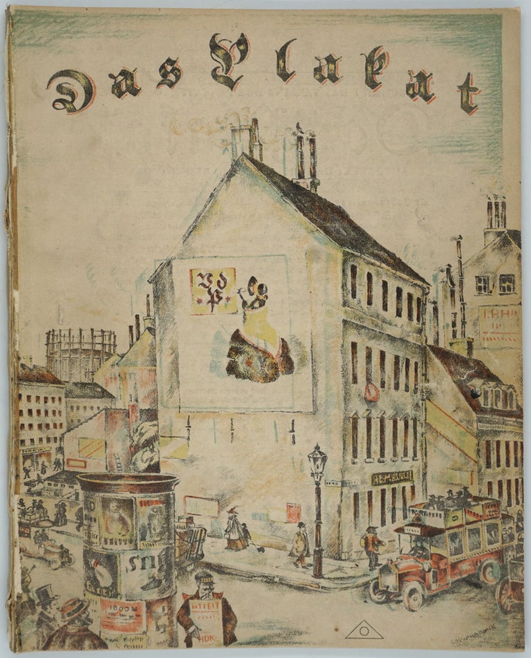 Item #25442 Das Plakat, Marz 1917. Poster Magazine. Hans Josef Sachs.