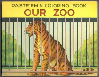 Item #25463 Paste'Em & Coloring Book, Our Zoo, No. 27. Childrens