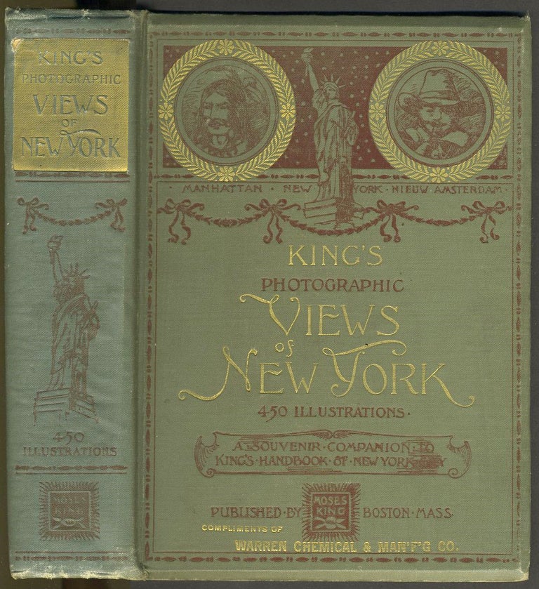 Item #25500 King's Photographic Views of New York - Presentation Copy. Moses King.
