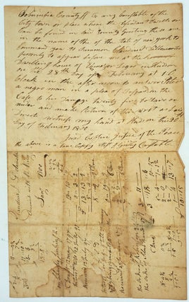 Case of trespass brought by "Peter, a negro man" in 1800, Hudson NY.