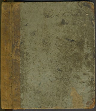 Madison County NY School record book, 1823 - 1828, with late entries for 1851.