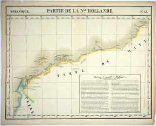 Item #25576 Oceanique. Partie de la Nouvelle Hollande, No. 44 (Exmouth). Philippe Vandermaelen,...