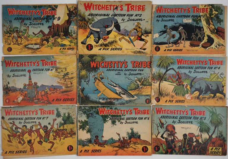 Item #25580 Witchetty's Tribe. Aboriginal Cartoon Fun. 20 numbers including the first number, spelled "Wichetty's Tribe" Eric Jolliffe.