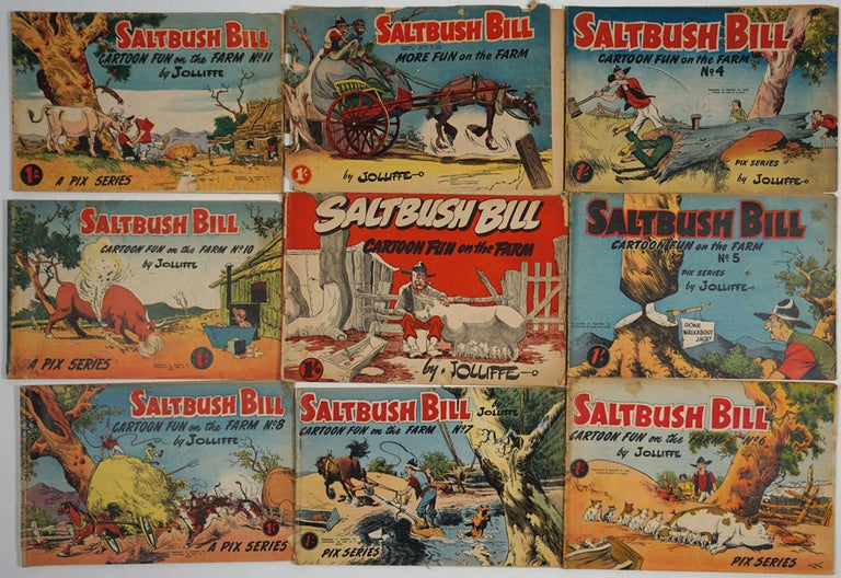Item #25583 Saltbush Bill. Cartoon Fun on the Farm. 20 numbers including the first number. Eric Jolliffe.
