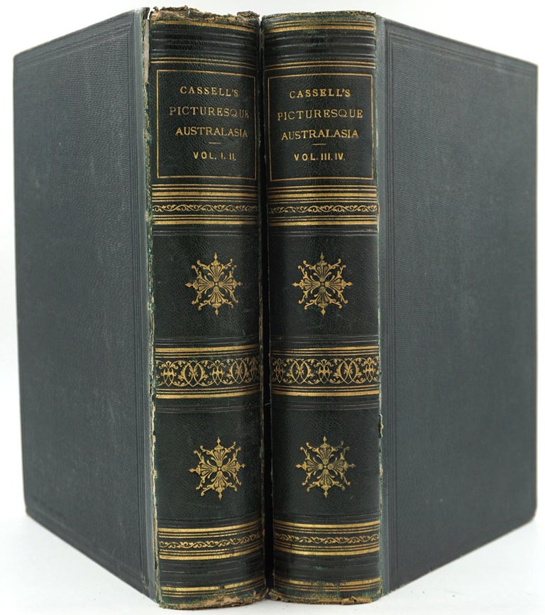 Item #25595 Cassell's Picturesque Australasia, With Original Illustrations. 4 volumes in 2. E. E. Morris, ed.
