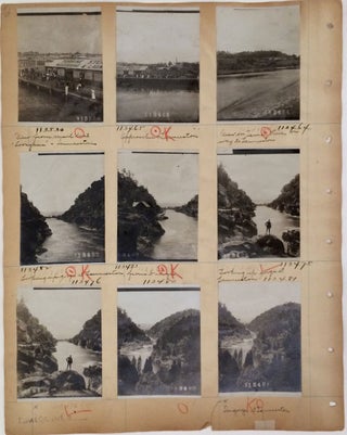 Tasmania Stereograph View Proof sheets of original photographs.