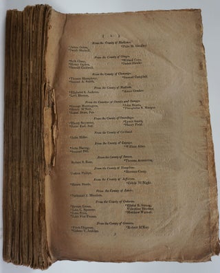 Item #25673 Journal of the Assembly of the State of New-York, at Their Forty-Third Session (1820