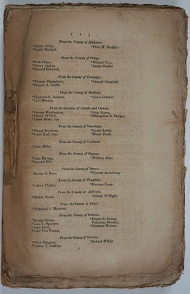 Journal of the Assembly of the State of New-York, at Their Forty-Third Session (1820).