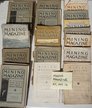Item #25678 Mining Magazine; an international monthly review of current progress in mining and...