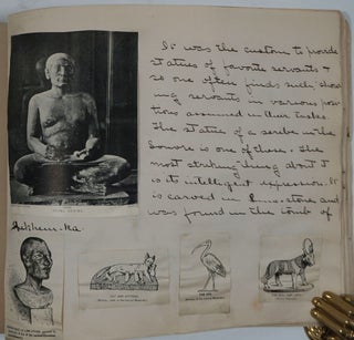 Item #25714 Ancient Egyptian art album, with annotations throughout. Susan E. Goelet Drake
