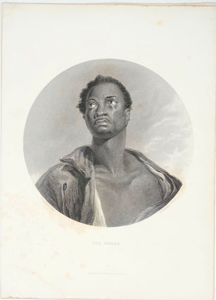 Item #25724 The Negro, engraving with text. W. Simpson, Sculpt W. Hulland