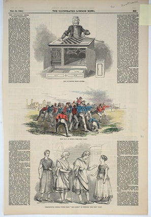 Item #25755 A collection of 49 antique Rugby prints, 1845 - 1931. Rugby