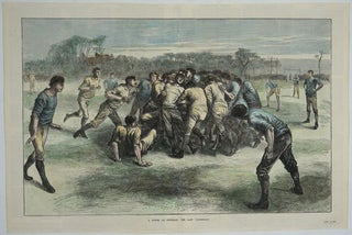 Item #25785 A Match at Football - the Last Scrimmage (Soccer). Soccer, England vs. Scotland,...