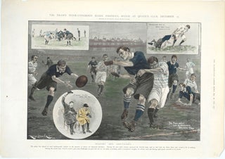 Item #25820 The Drawn Inter-University Rugby Football Match at Queens Club, December 13; Players...