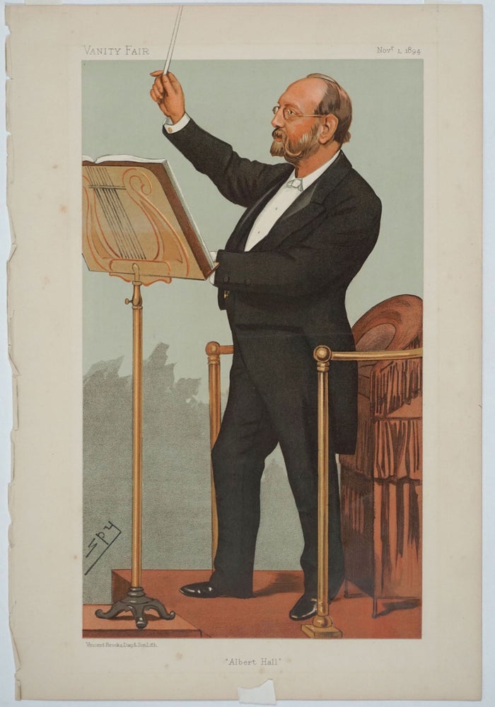 Item #25834 Vanity Fair Music Prints: Sir Joseph Barnby, Albert Hall. Music, Vanity Fair, Spy.