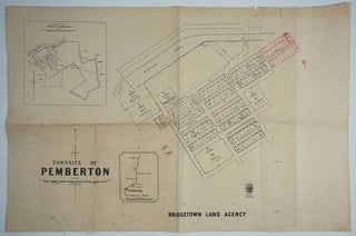 Item #25852 Townsite of Pemberton. Bridgetown Land Agency. Western Australia, W. V. Surveyor...