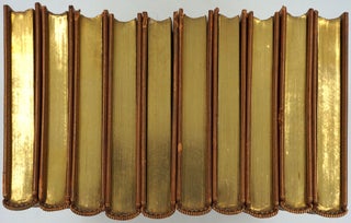 Letters From the Marchioness de Sevigne to Her Daughter the Countess de Grignan. 10 Volume set signed binding by Birdsall.