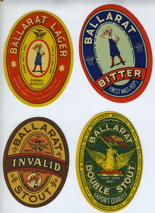 Item #25882 Ballarat Brewing Compy. Ltd. & Ballarat Brewing Co. Pty. Ltd. Four Beer Labels-...