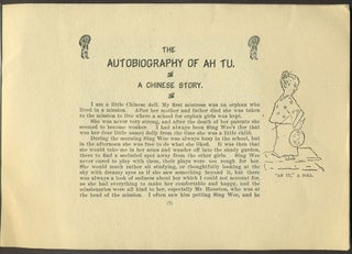 Autobiography of Ah Tu. A Chinese Doll's Story.